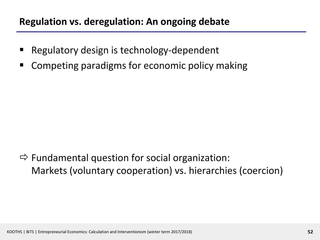 ENTREPRENEURIAL ECONOMICS Calculation And Interventionism Part 2